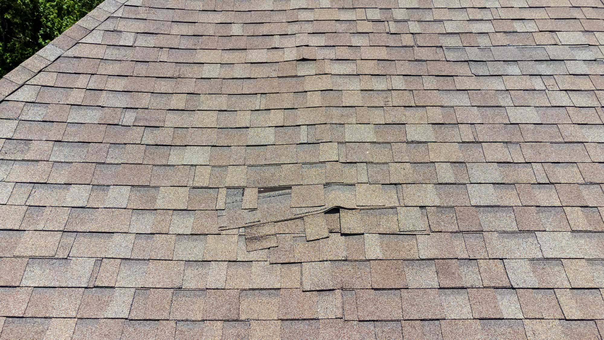 Asphalt Shingle Hot Weather Roof Damage